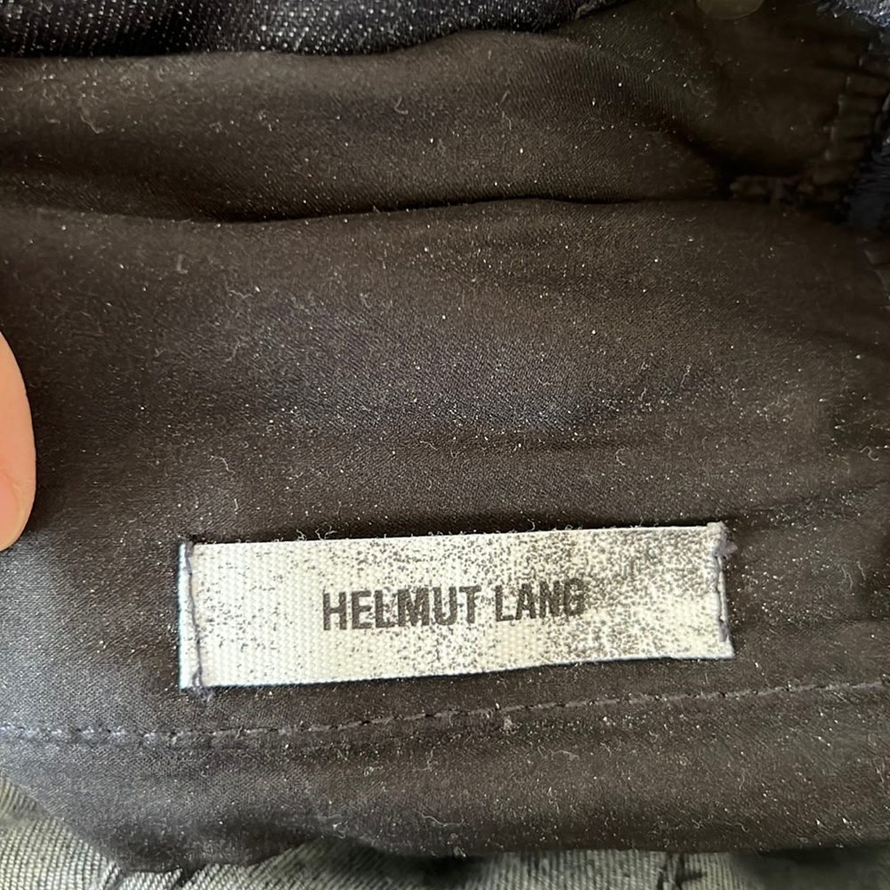Dark blue helmut lang jeans